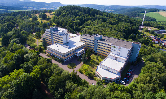 Luftbild Inselsberg Klinik